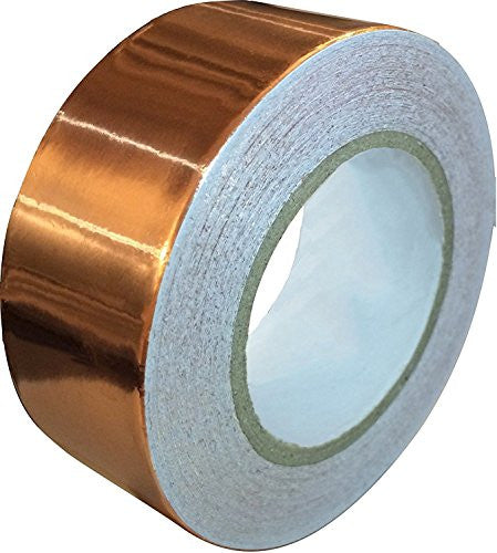 Cinta Conductora Adhesiva de Cobre (25mm x 11m) Repelente de Babosas, Blindaje Electromagnético, Vitrales, Circuitos de Papel, Reparaciones Eléctricas. Paquete de Duración Extra a un Gran Precio Online Sale