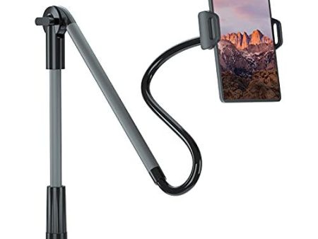 Tsryrlr Lazy - Soporte de Tablet con Cuello de Cisne para iPad Pro Air Mini, Samsung Tab, teléfono móvil, conmutador y Otros Dispositivos de 4, 7 a 10, 5 Pulgadas (Negro) Reacondicionado Supply