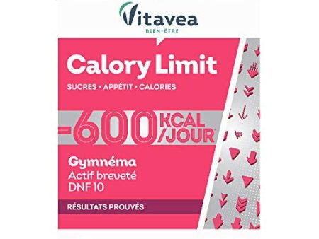 Vitavea - Límite de calorías de 600 kcal día - Suplemento de alimentos Visación de azúcar azúcar - misma eficiencia - gimnema y DNF activo patentado 10 - 30 tabletas Embalaje Deteriorado For Sale