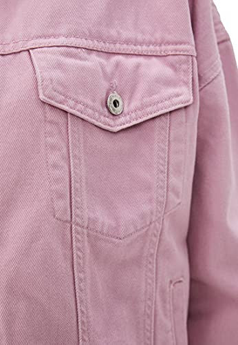 Befree Mujer Chaqueta Vaquera Oversize de Algodón Rosa M, Reacondicionado Fashion