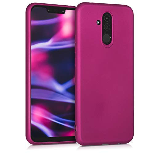 Kwmobile Carcasa Compatible con Huawei Mate 20 Lite - Funda de Silicona para móvil - Cover Trasero en Fucsia Metalizado Reacondicionado Hot on Sale