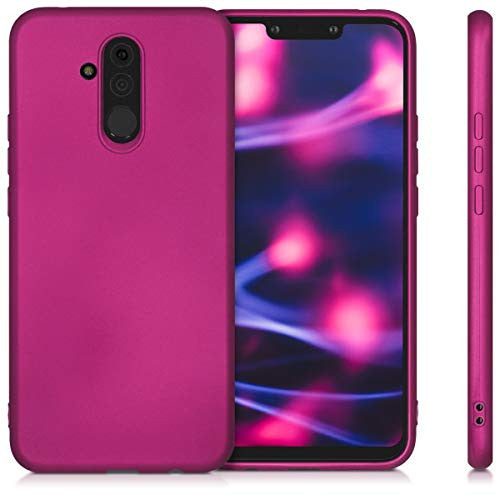 Kwmobile Carcasa Compatible con Huawei Mate 20 Lite - Funda de Silicona para móvil - Cover Trasero en Fucsia Metalizado Reacondicionado Hot on Sale